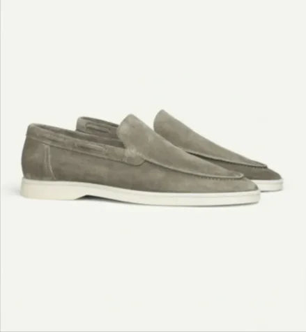 Suede Slip-On Loafers