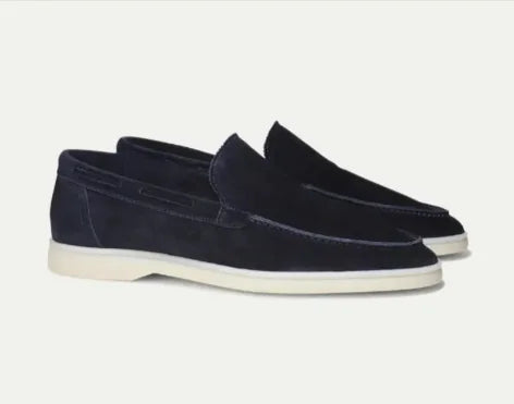 Suede Slip-On Loafers