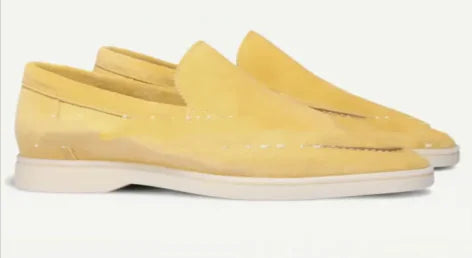 Suede Slip-On Loafers