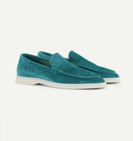 Suede Slip-On Loafers