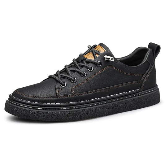 Casual Low-Top Leather Sneaker