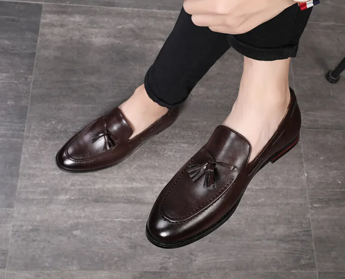Genuine Leather Penny Loafer