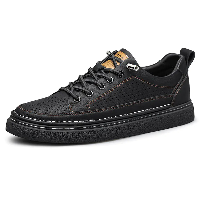Casual Low-Top Leather Sneaker