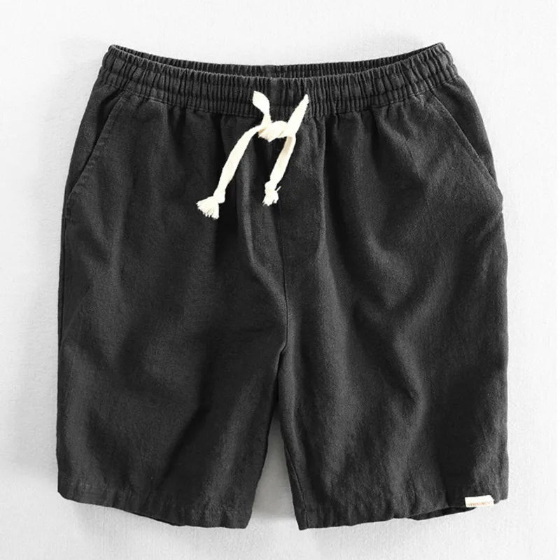 Japanese-Style Linen Shorts