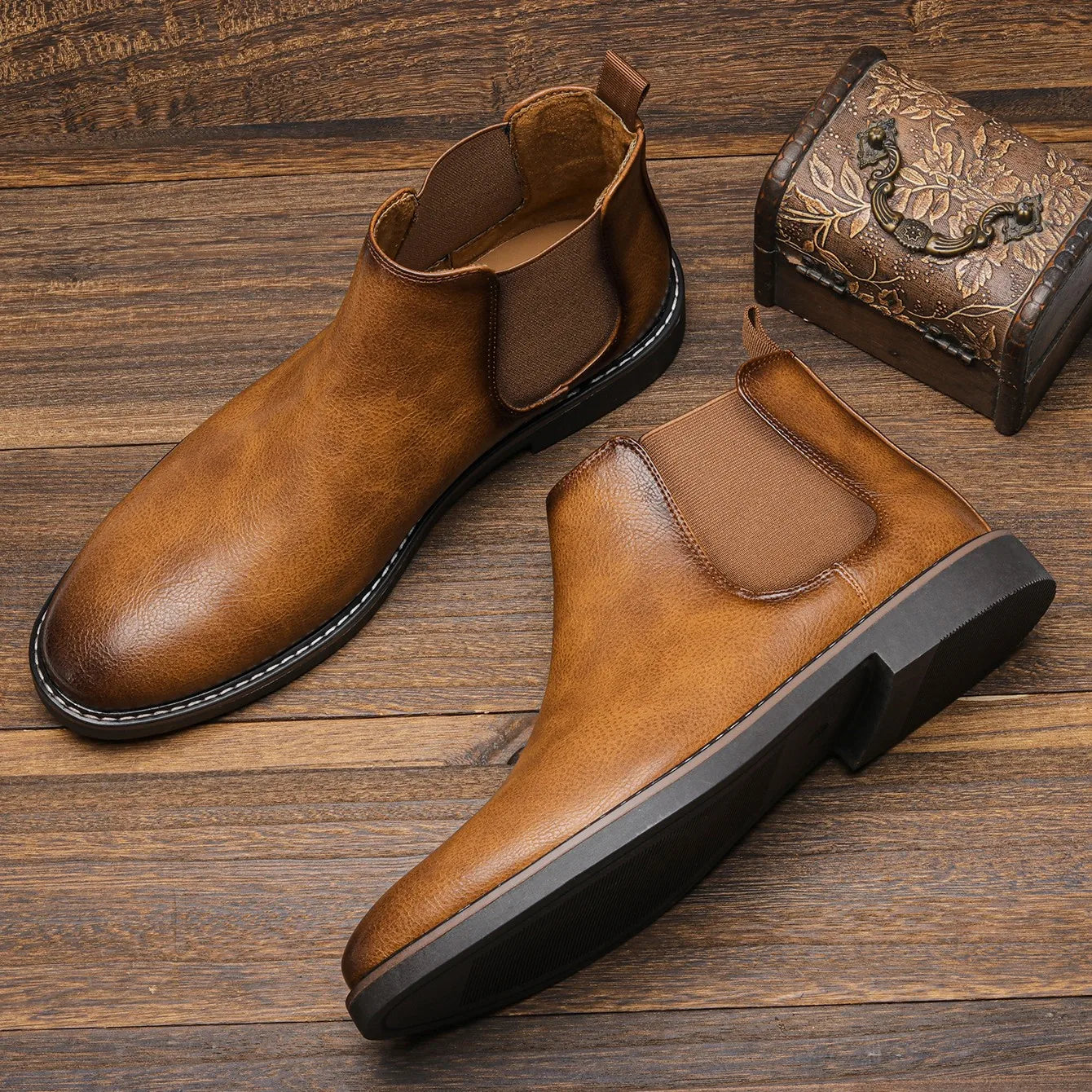 Leather Chelsea Boots
