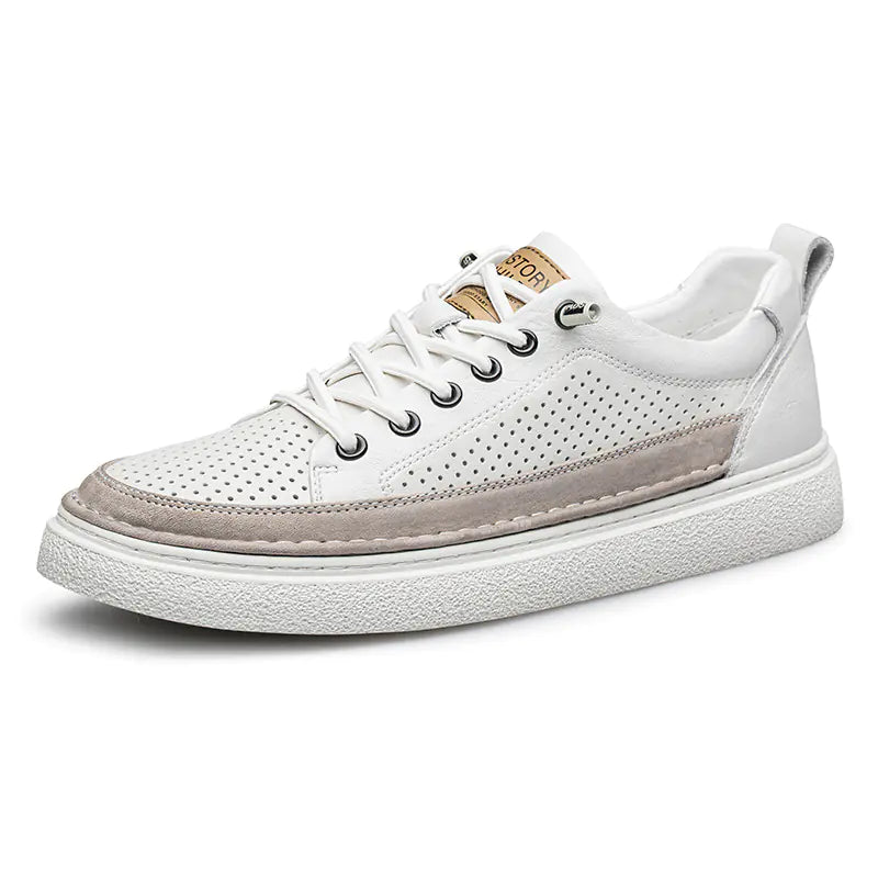 Casual Low-Top Leather Sneaker