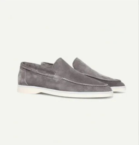 Suede Slip-On Loafers