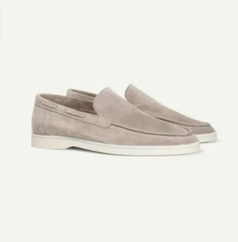 Suede Slip-On Loafers