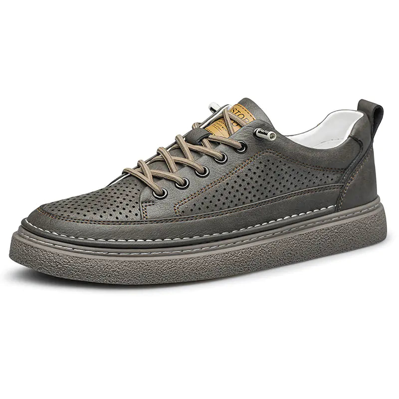 Casual Low-Top Leather Sneaker