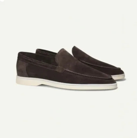 Suede Slip-On Loafers