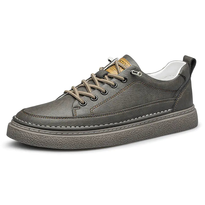 Casual Low-Top Leather Sneaker