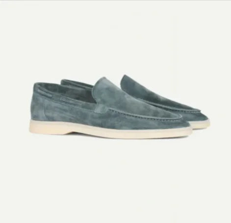 Suede Slip-On Loafers