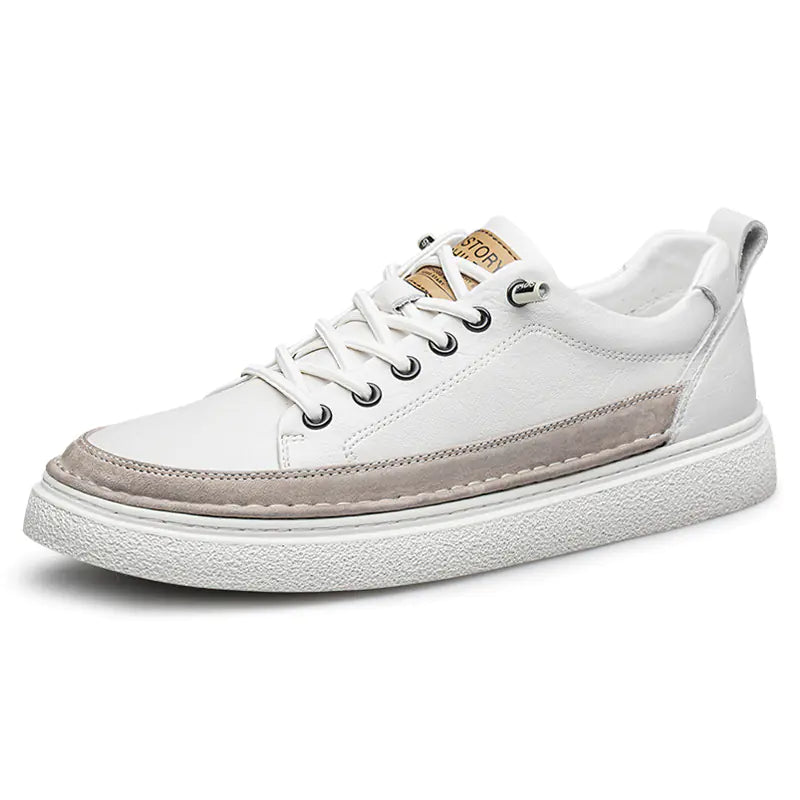 Casual Low-Top Leather Sneaker
