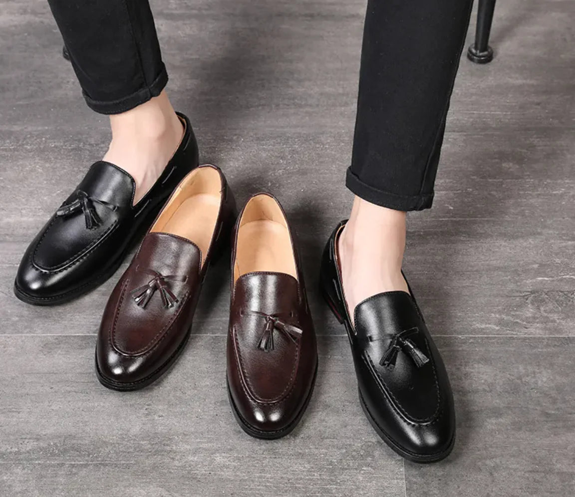 Genuine Leather Penny Loafer