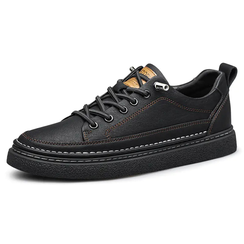 Casual Low-Top Leather Sneaker