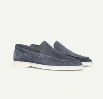 Suede Slip-On Loafers
