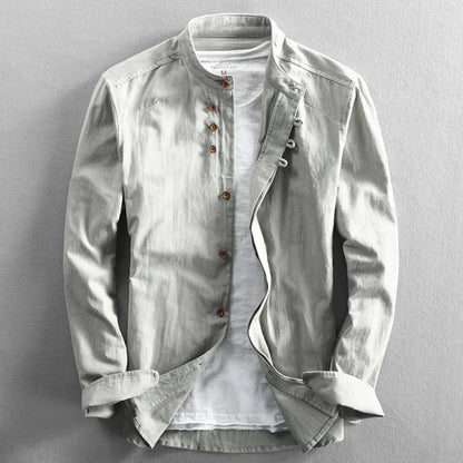 Japanese-Style Linen Shirt