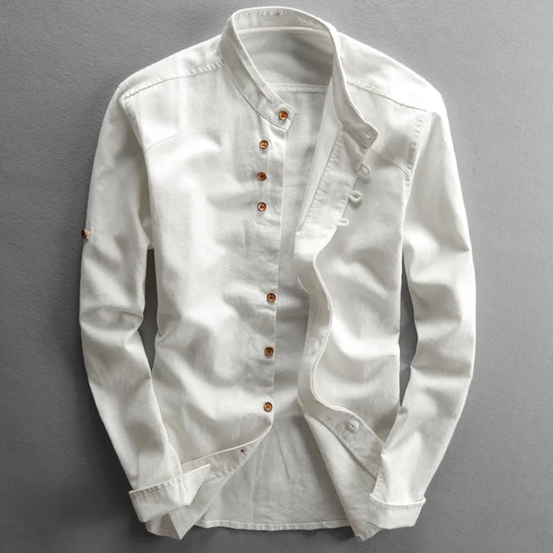 Japanese-Style Linen Shirt