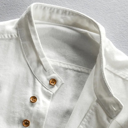 Japanese-Style Linen Shirt