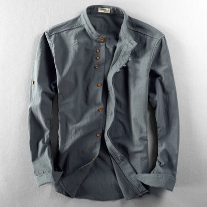 Japanese-Style Linen Shirt