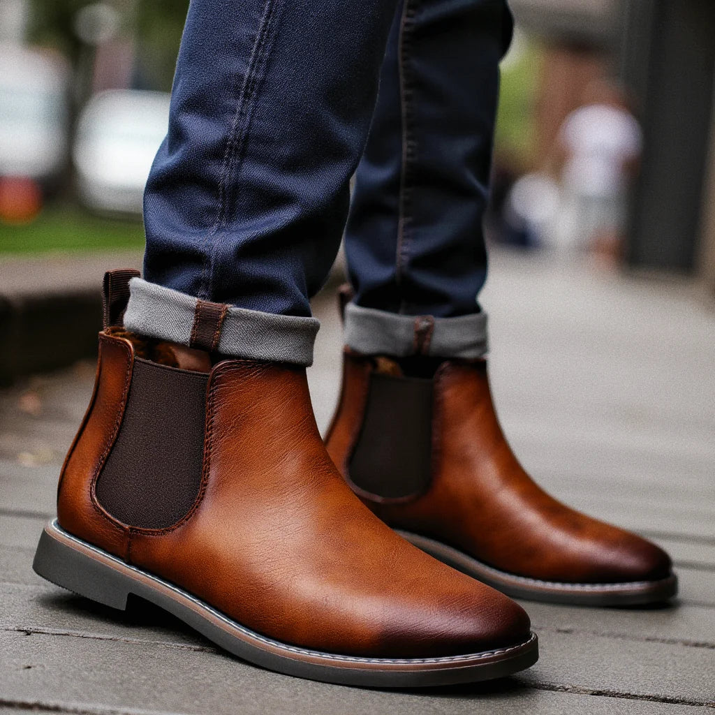 Leather Chelsea Boots