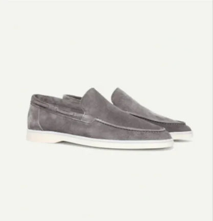 Suede Slip-On Loafers