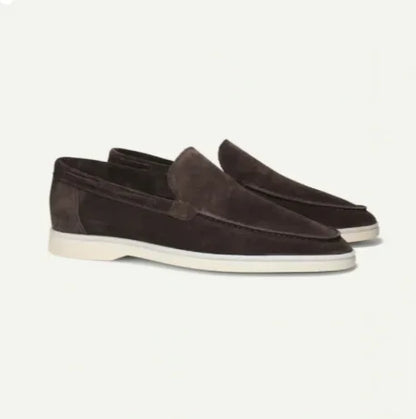 Suede Slip-On Loafers