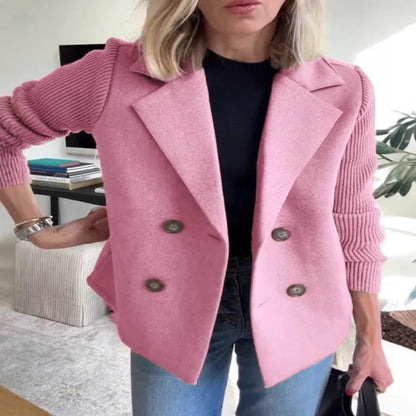 Casual Knit Blazer Coat